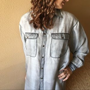 100% Silk long sleeve Blouse